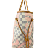 Louis Vuitton Limited Edition Pink Damier Azur Tahitienne Neverfull GM