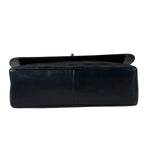Chanel Vintage Navy Quilted Lambskin Flap Bag 1989