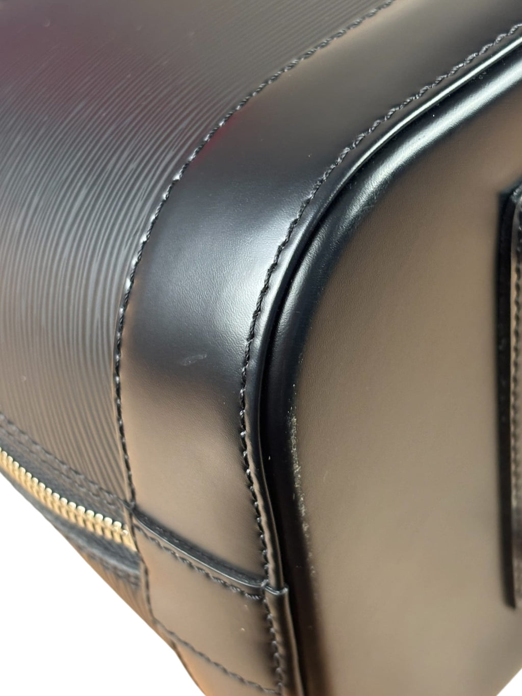 Louis Vuitton Black Epi Leather Alma Handbag PM