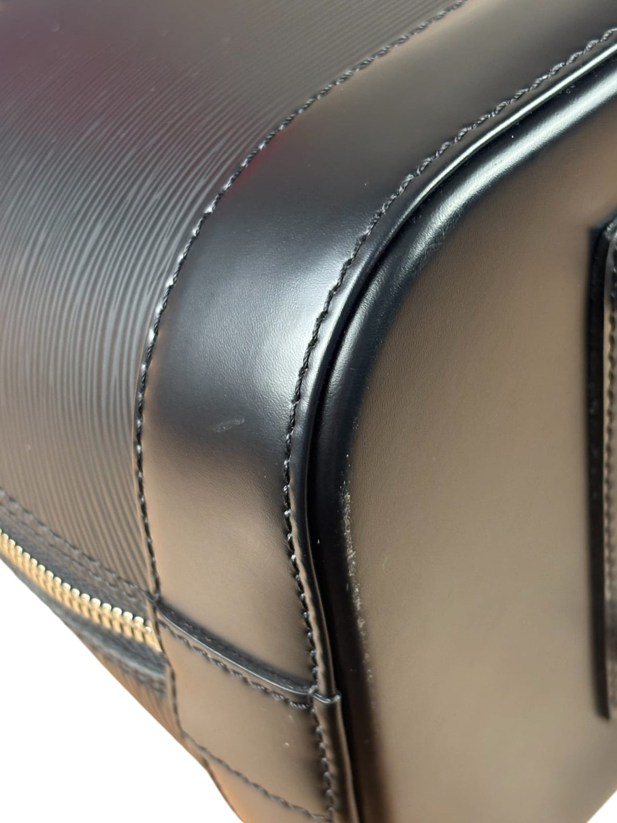 Louis Vuitton Black Epi Leather Alma Handbag PM