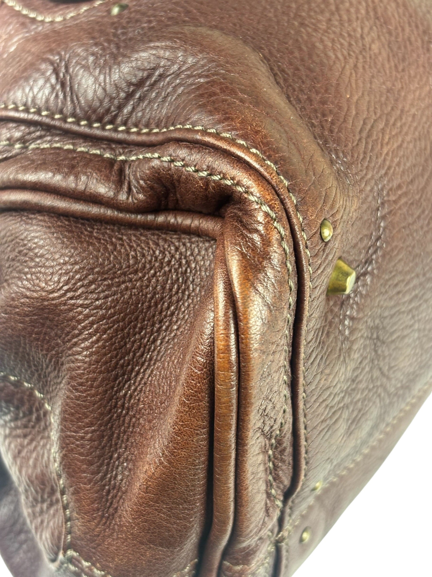 Chloe Paddington Brown Leather Handbag