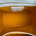 MCM Monogram White Bucket Shoulder Bag