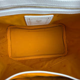 MCM Monogram White Bucket Shoulder Bag