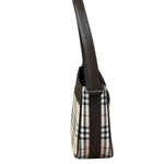 Burberry Vintage Leather Trim House Check Pochette
