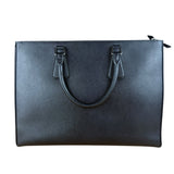 Prada Black Saffiano Leather Galleria Tote