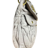 Miu Miu Lilac Nappa Leather Shoulder Bag