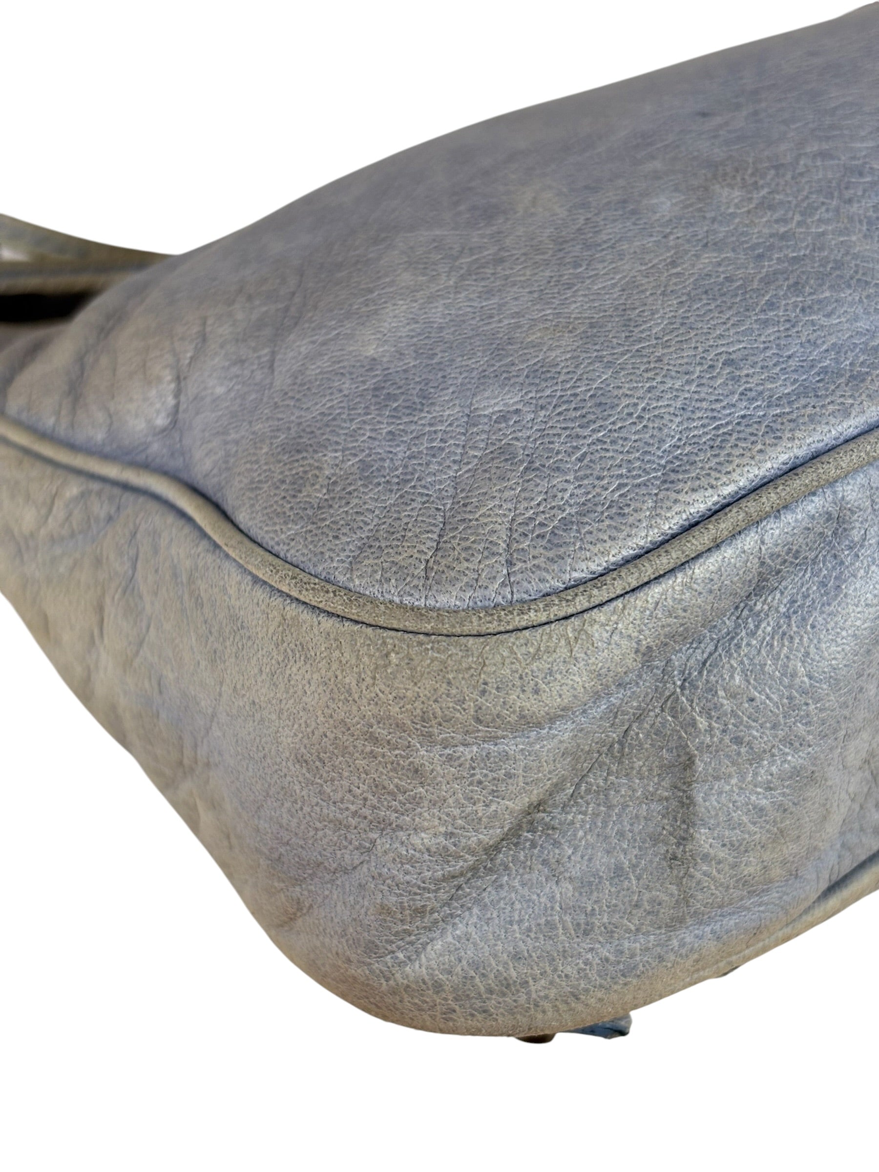 Balenciaga Light Blue Lambskin Le City Hip Pochette