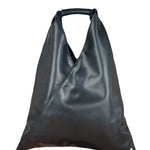 Maison Margiela Vintage Black Leather Japanese Tote Bag - MM6
