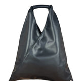 Maison Margiela Vintage Black Leather Japanese Tote Bag - MM6