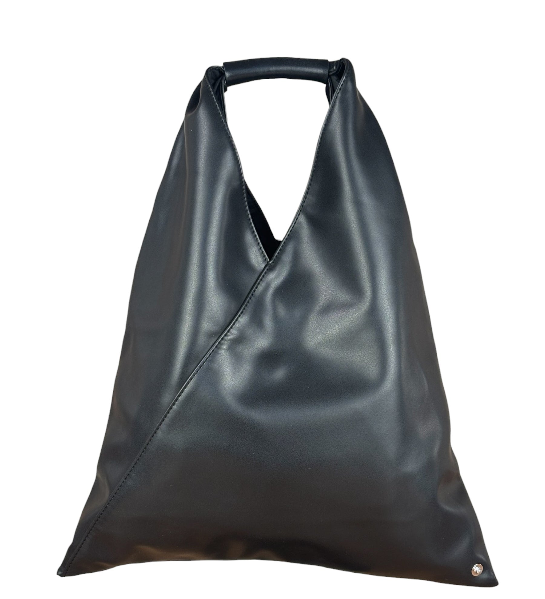 Maison Margiela Vintage Black Leather Japanese Tote Bag - MM6