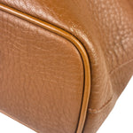 Burberry Vintage Tan Brown Leather Chestnut Shoulder Bag