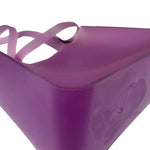Chanel Vinatge Purple Jelly Rubber Tote Bag