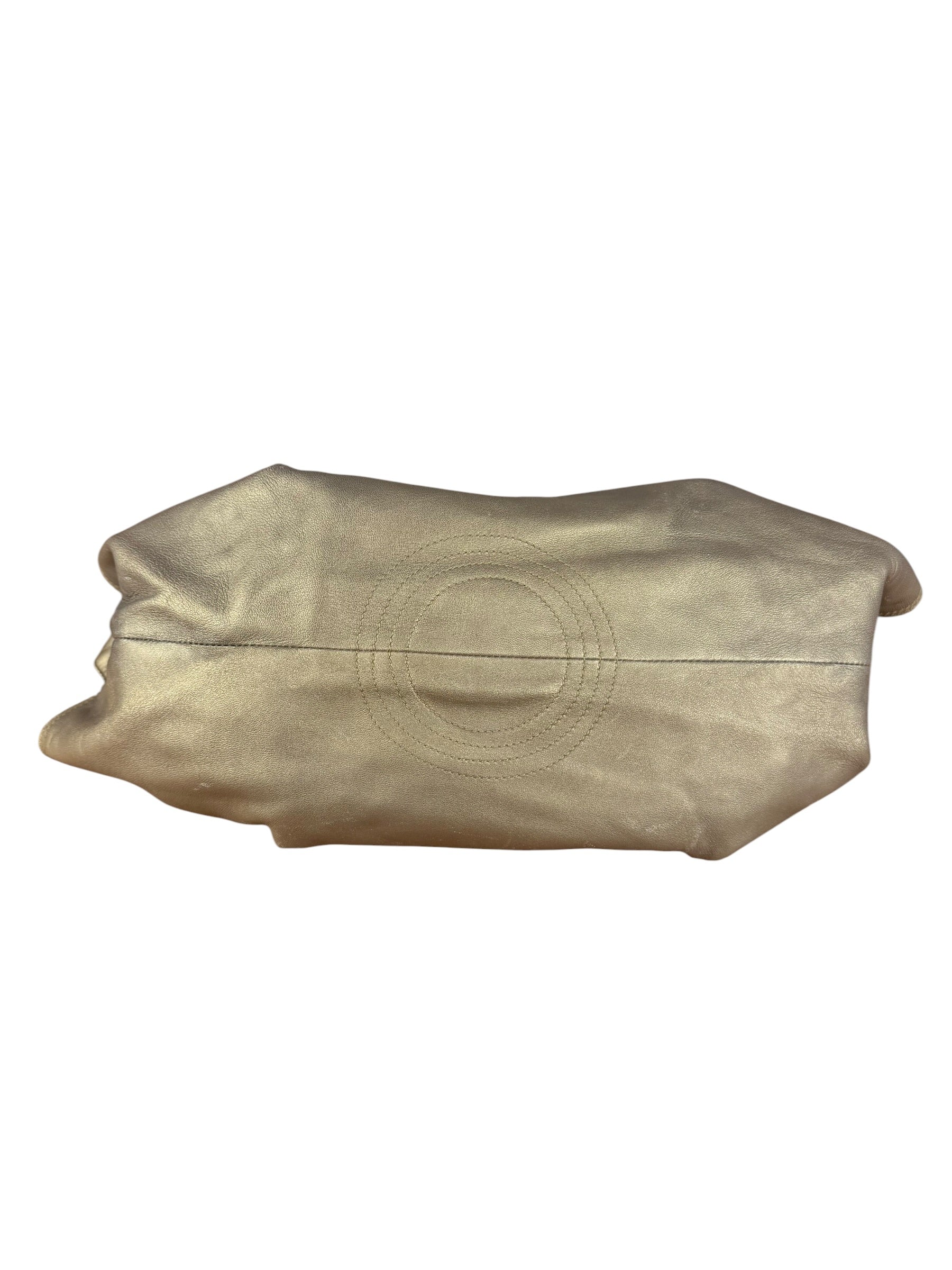 Loewe Vintage Gold Nappa Aire Hobo/Tote Bag