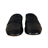 Gucci Black GG Leather Ragazzo Loafers