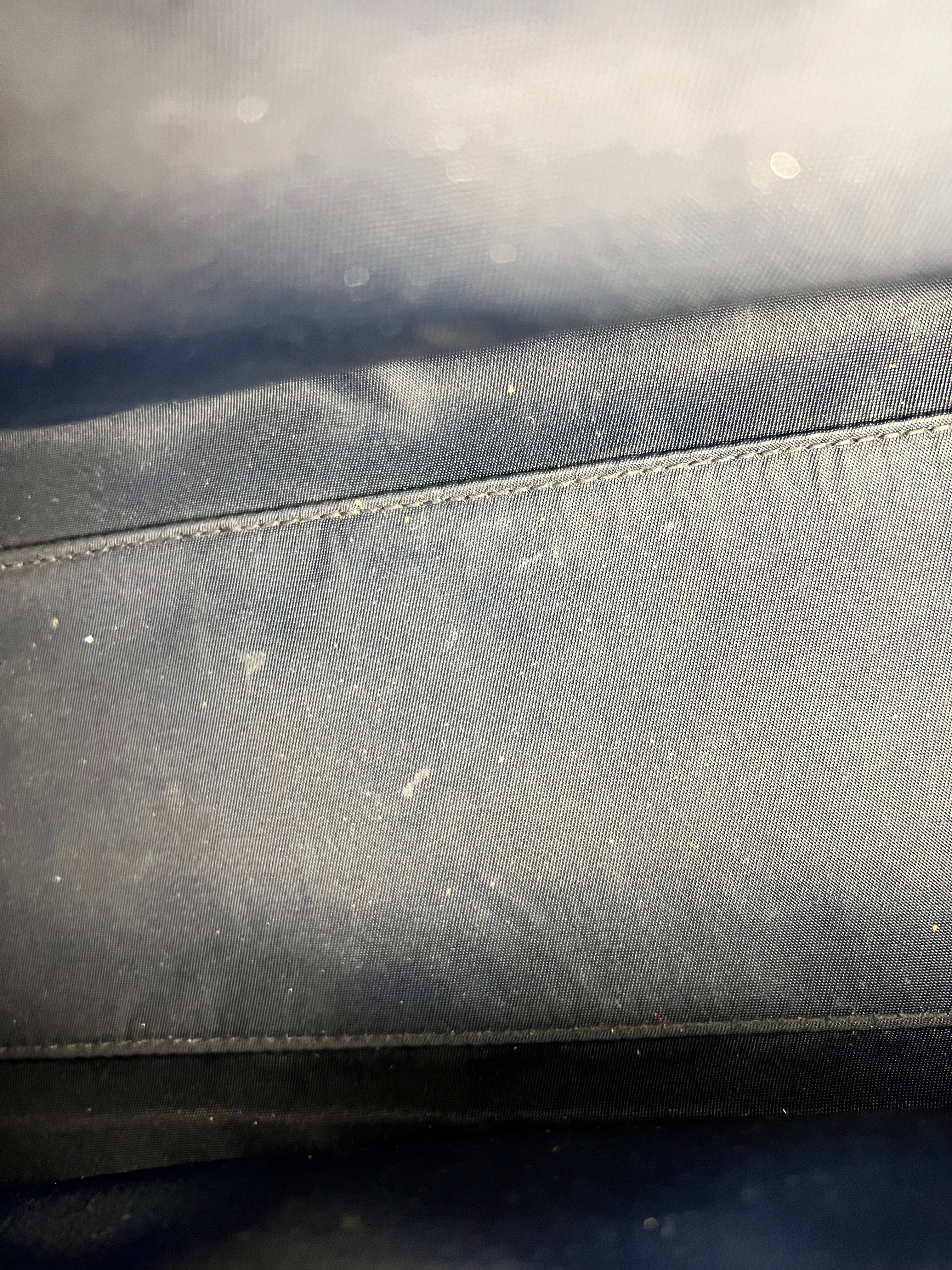Christian Dior 2005 Doctor Bag Navy/Red Leather Trim