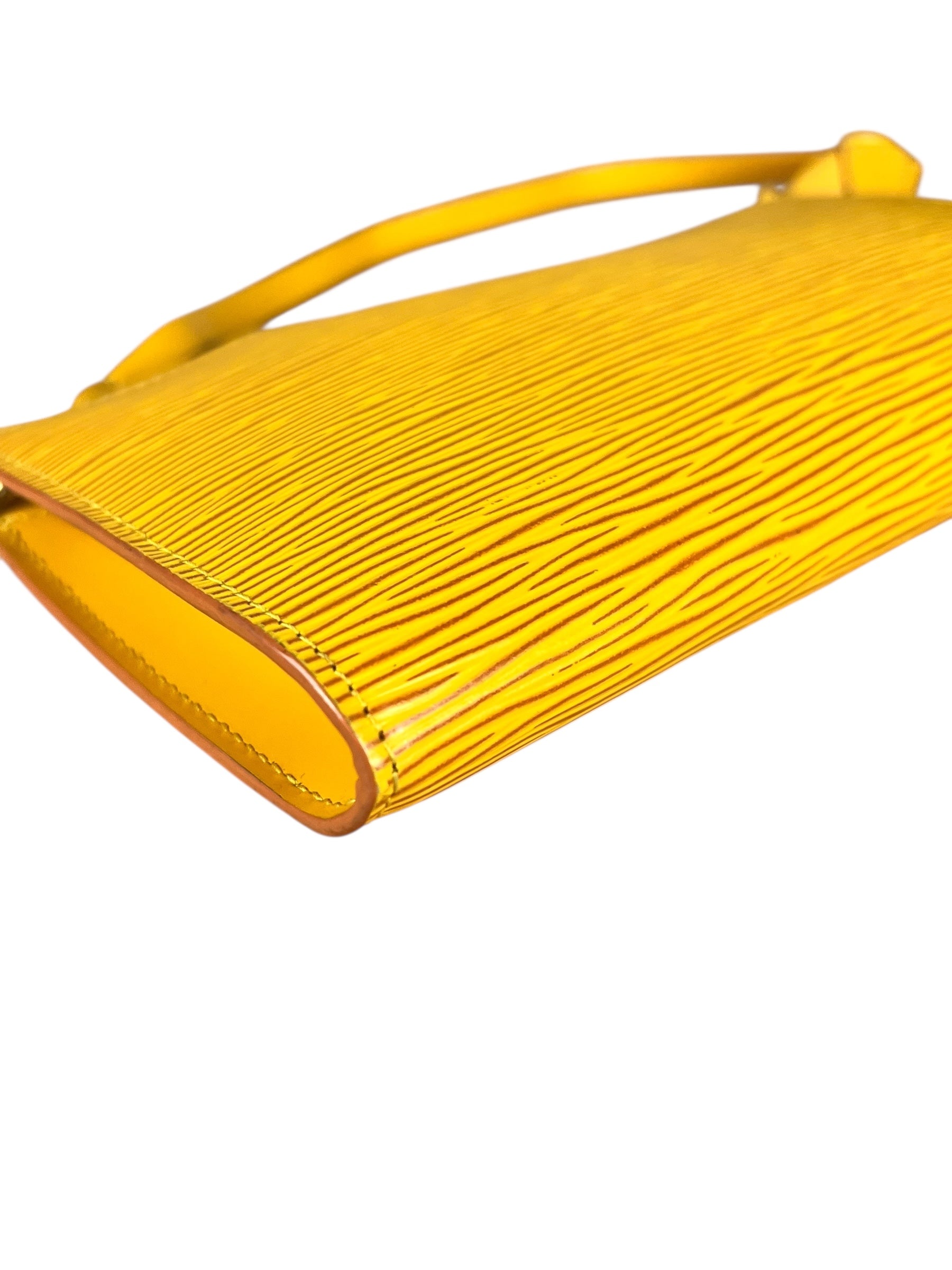 Louis Vuitton Epi Leather Pochette Yellow