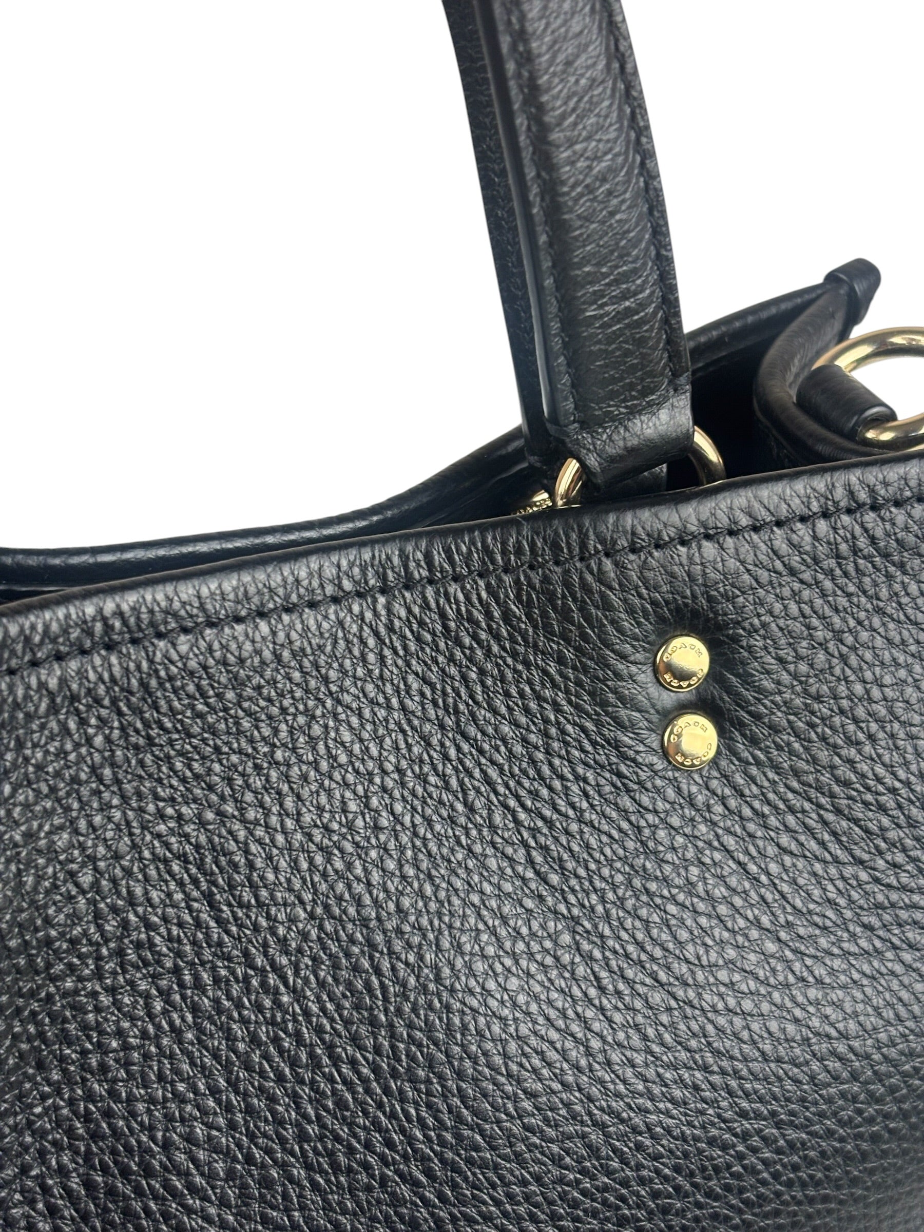Coach Black Dempsey Carryall 2-Way Bag