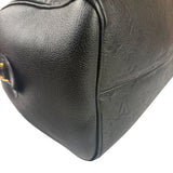 Louis Vuitton Black Monogram Bandouliere NM Empreinte Noir Speedy 30