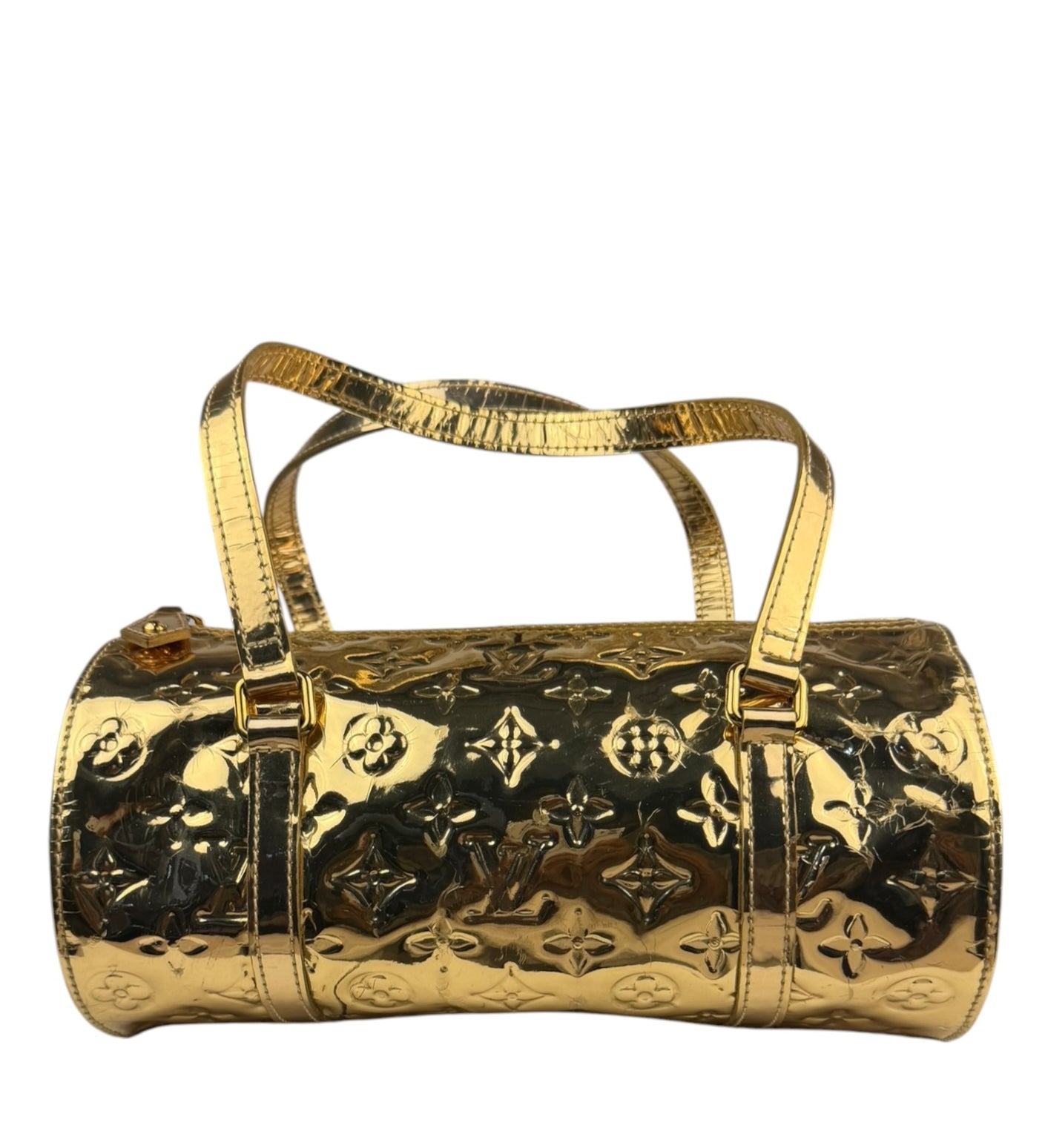 Louis Vuitton Metallic Gold Miroir Dore Papillon 25