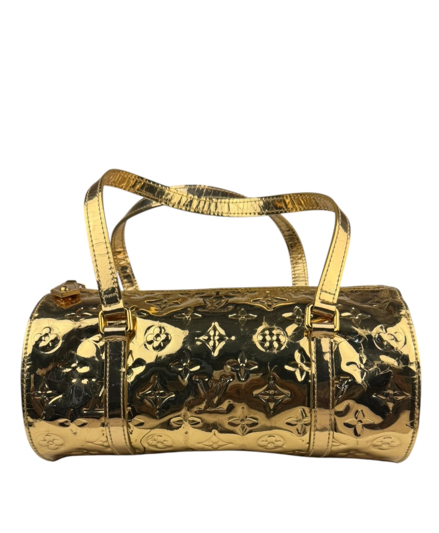 Louis Vuitton Metallic Gold Miroir Dore Papillon 25
