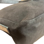 Fendi Vintage Black Mamma Baguette Shoulder Bag