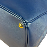 Prada Blue Galleria Saffiano Leather Tote