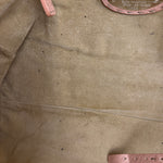 Fendi Light Pink Metallic Vintage Selleria Stitch Lina Handbag