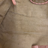 Fendi Light Pink Metallic Vintage Selleria Stitch Lina Handbag