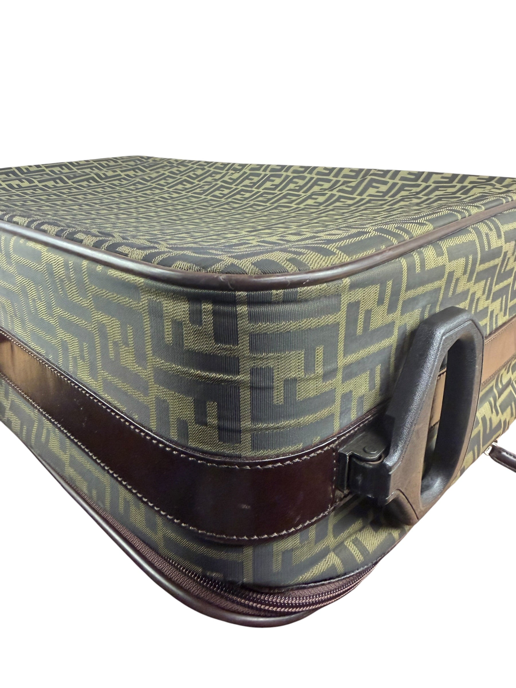 Fendi FF Canvas Suitcase