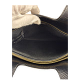 Celine Bicolor Leather Macadam Canvas Tote Bag
