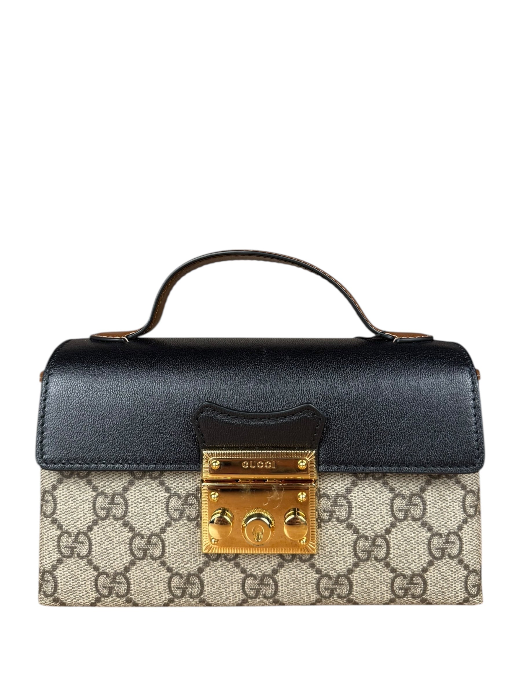 Gucci Crossbody GG Supreme Padlock Mini