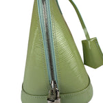 Louis Vuitton Green Patent Epi Alma Handbag