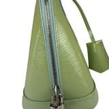 Louis Vuitton Green Patent Epi Alma Handbag