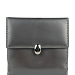 Christian Dior Vintage Patent Leather Gray Bi-Fold Wallet
