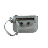 Balenciaga Le Cagole Zip Pouch Glitter