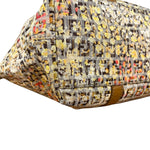 Fendi FF Floral Zucchino Shoulder Tote