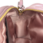 Gucci Iridescent Pink Nappa Chevron Small GG