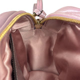 Gucci Iridescent Pink Nappa Chevron Small GG