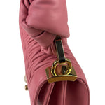 Miu Miu Pink Confidential Nappa Matelassè Leather Shoulder Bag