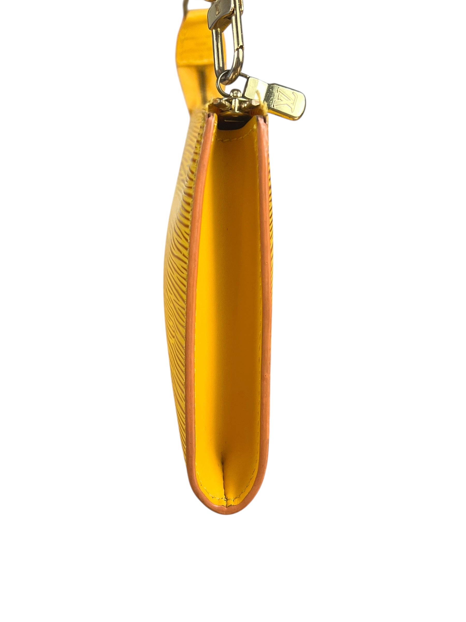 Louis Vuitton Epi Leather Pochette Yellow