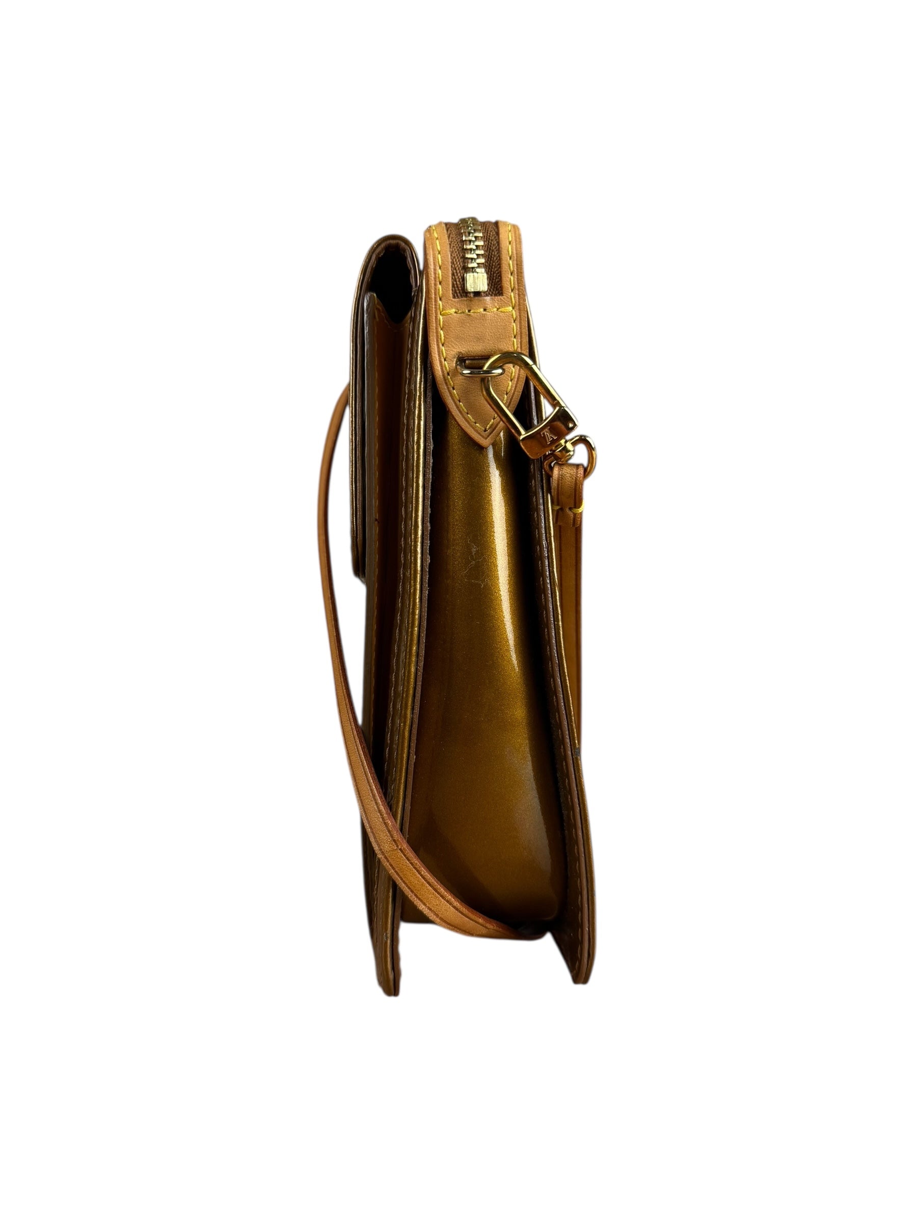 Louis Vuitton Bronze Vernis Shoulder Bag