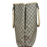 Gucci Beige GG Supreme Monogram Joy Vertical Tote Bag