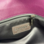 Chanel Burgundy Patent Leather Mademoiselle Bijoux Chain Flap Bag 2008
