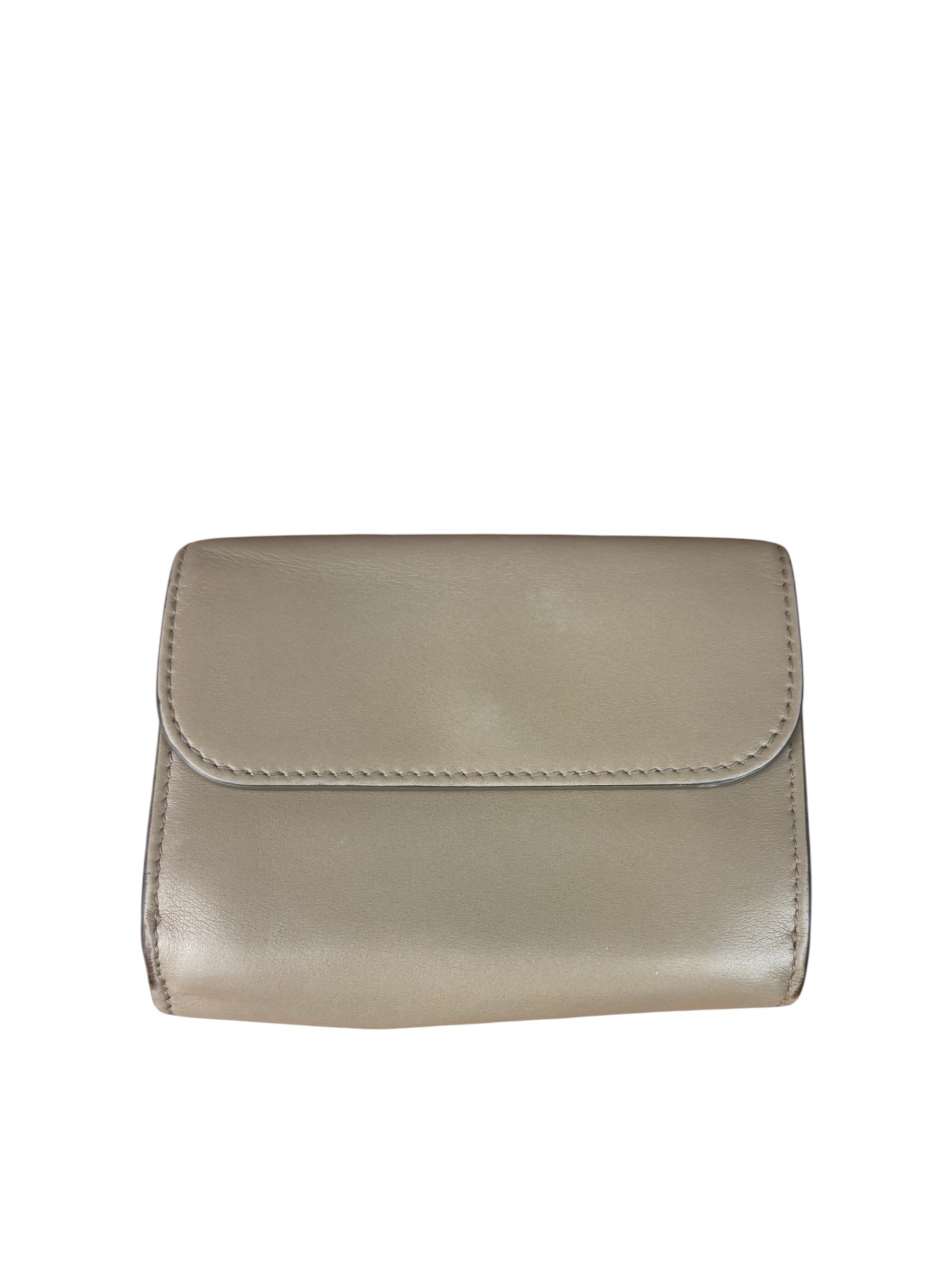 Chloe Motty Grey Small Tri-Fold Wallet