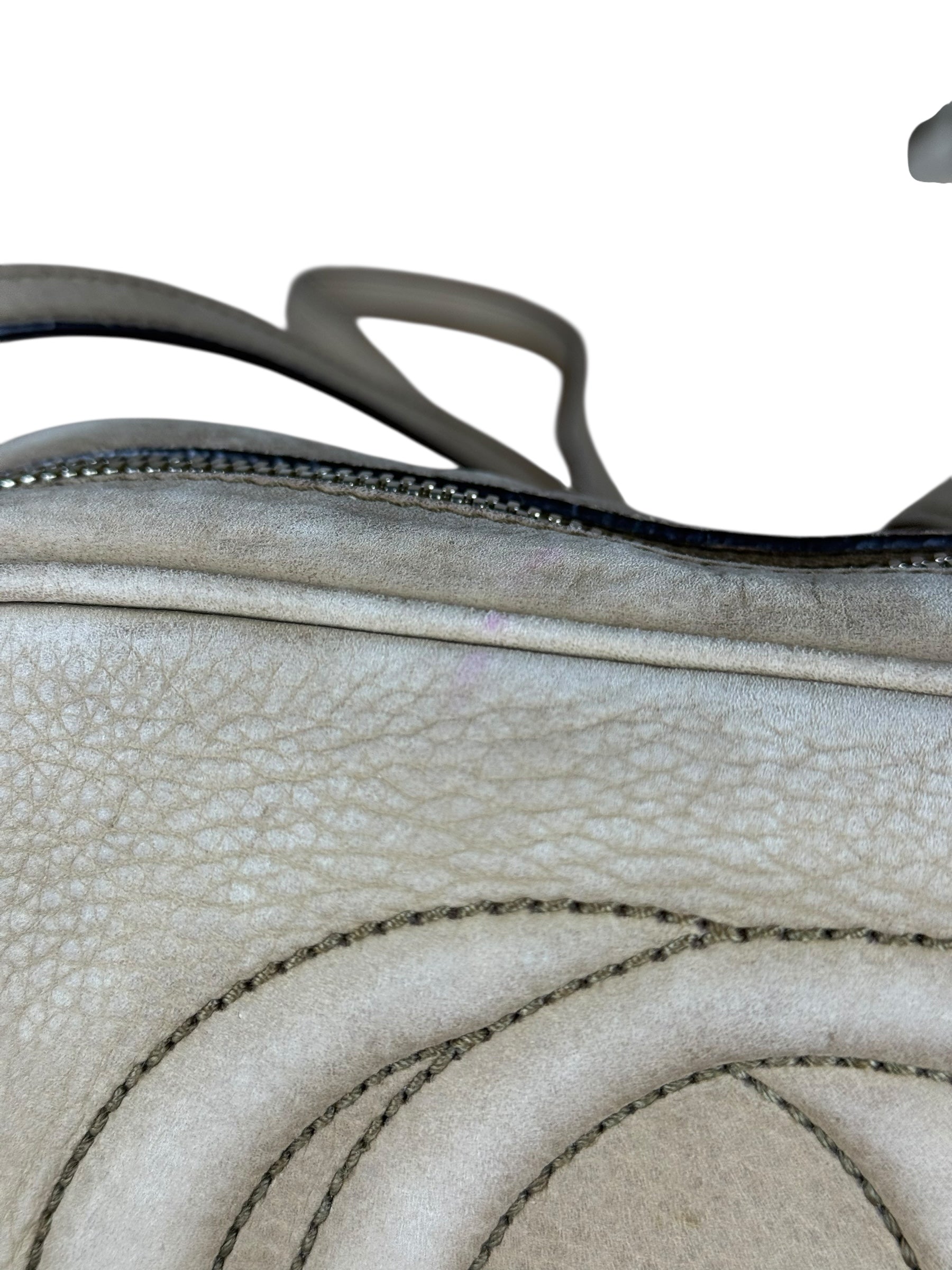 Gucci Brown Suede Soho Disco Crossbody Beige