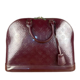 Louis Vuitton Monogram Vernis Alma GM Burgundy