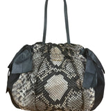 Prada Vintage Snake Print Nylon 2Way Bag