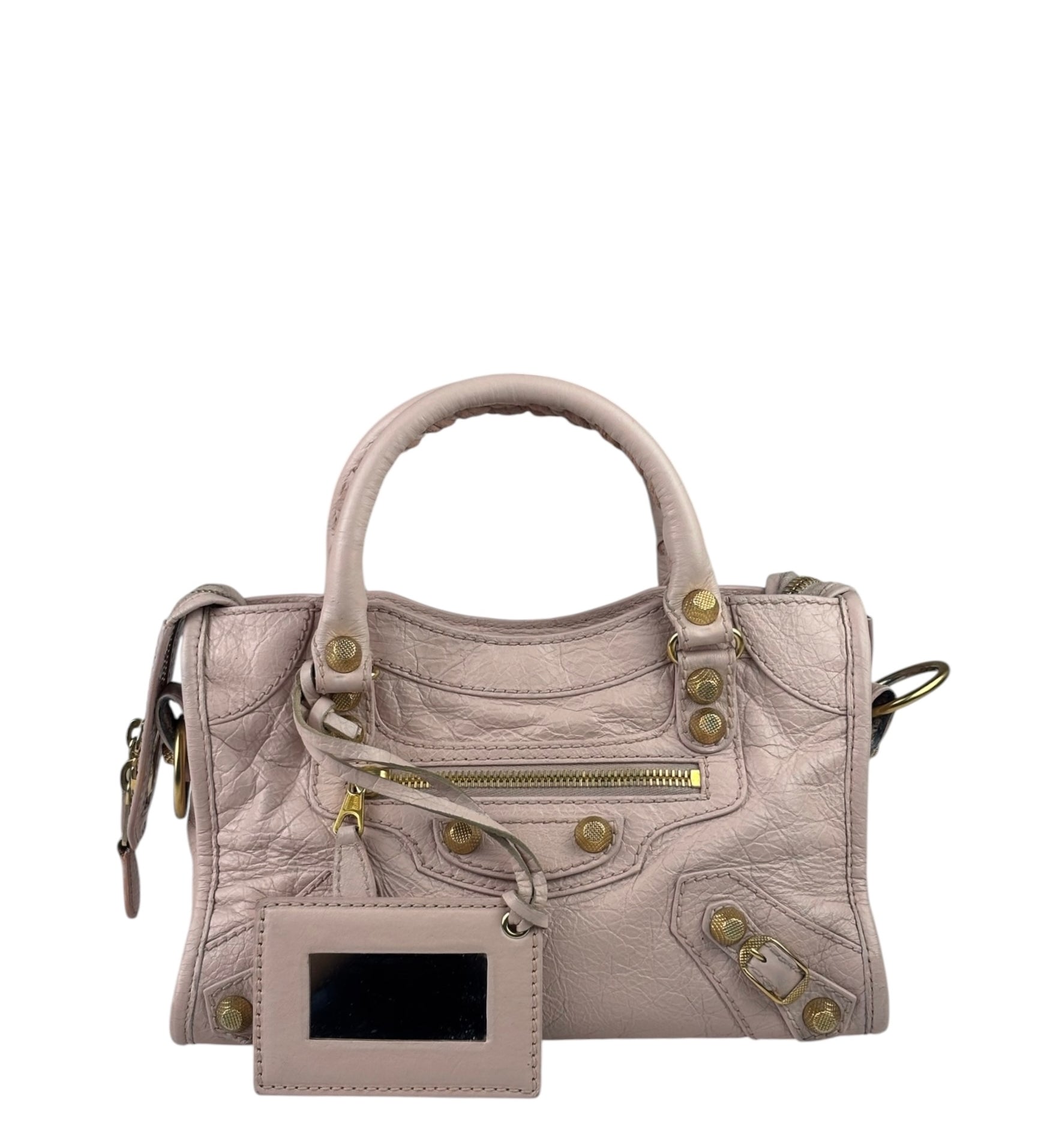 Balenciaga Pink Leather Le City Two-Way Bag