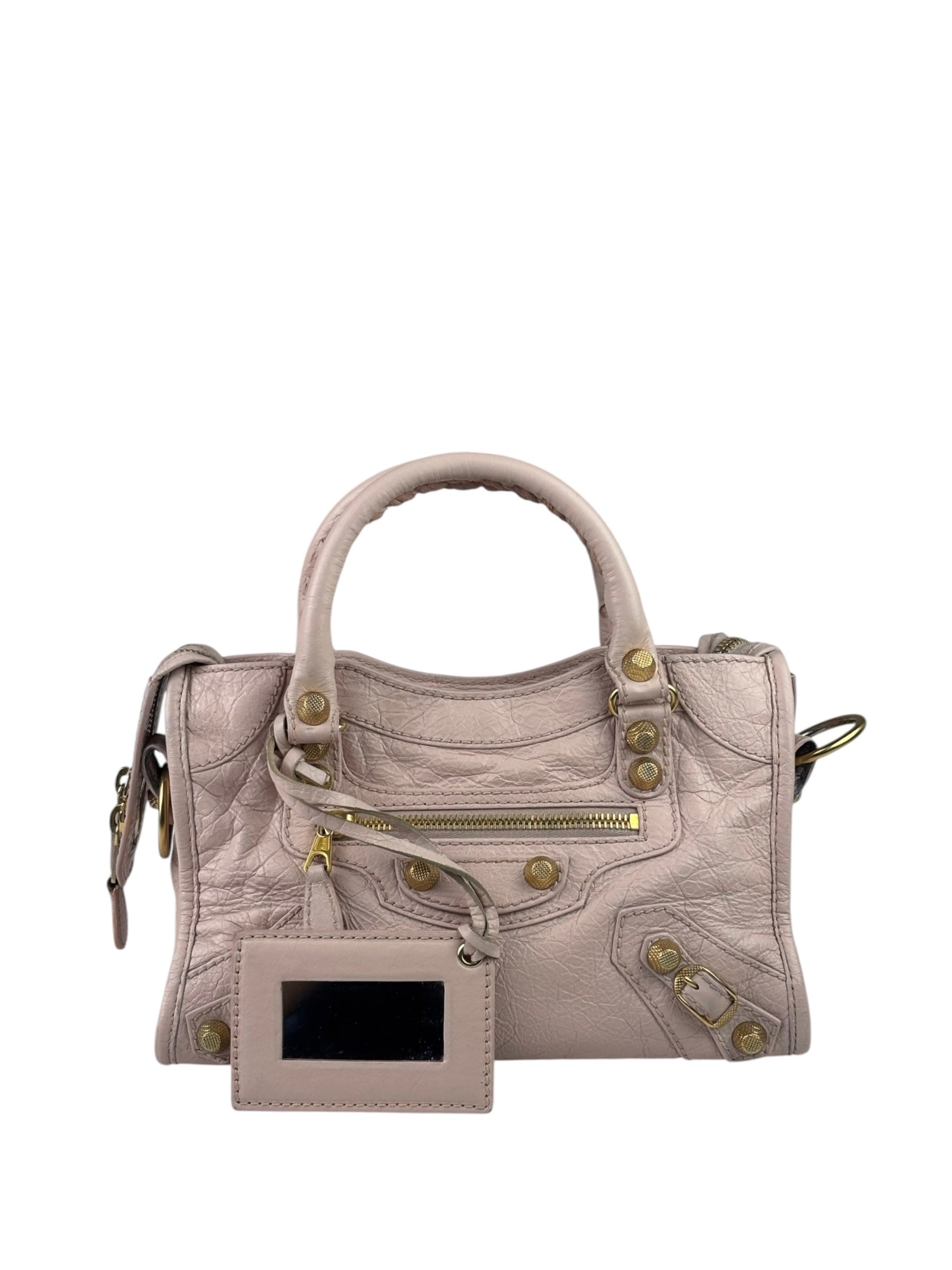 Balenciaga Pink Leather Le City Two-Way Bag