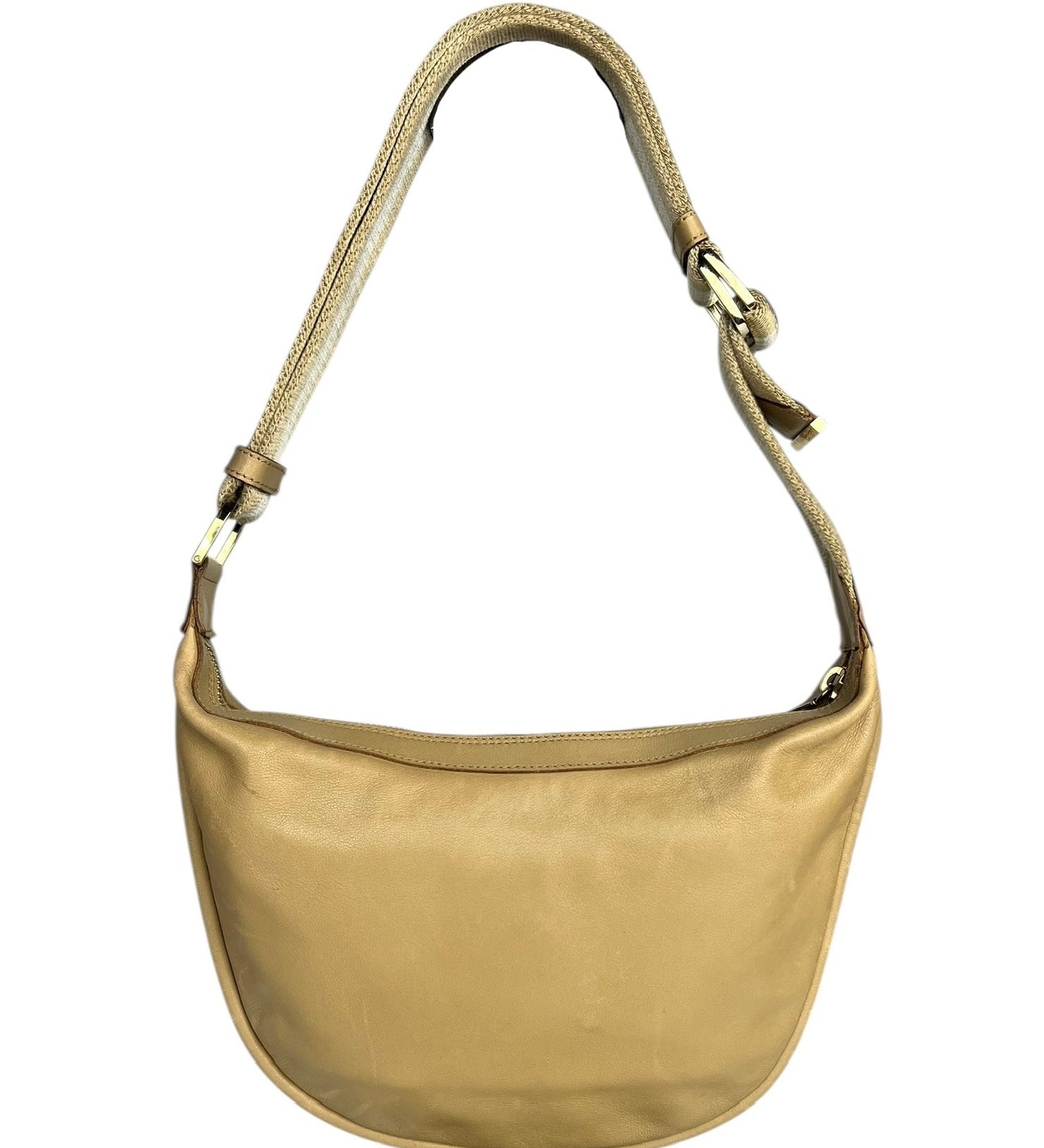 Gucci Beige Leather Vintage Hobo Bag
